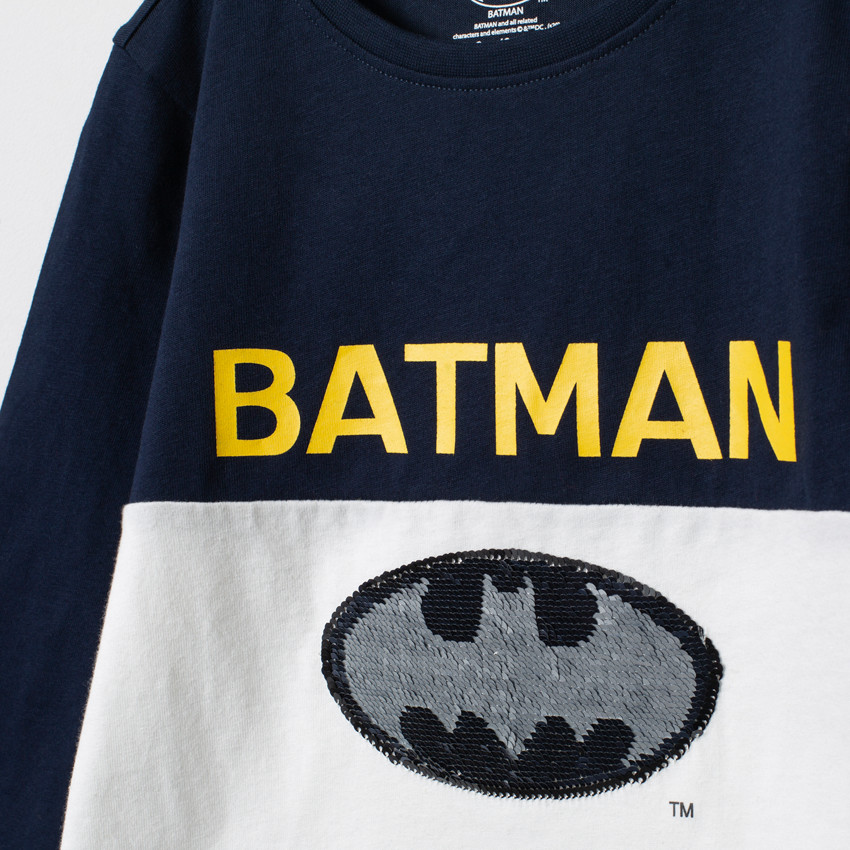 Camiseta de manga larga Batman de lentejuelas mágicas   Additional Camiseta de manga larga Batman de lentejuelas mágicas