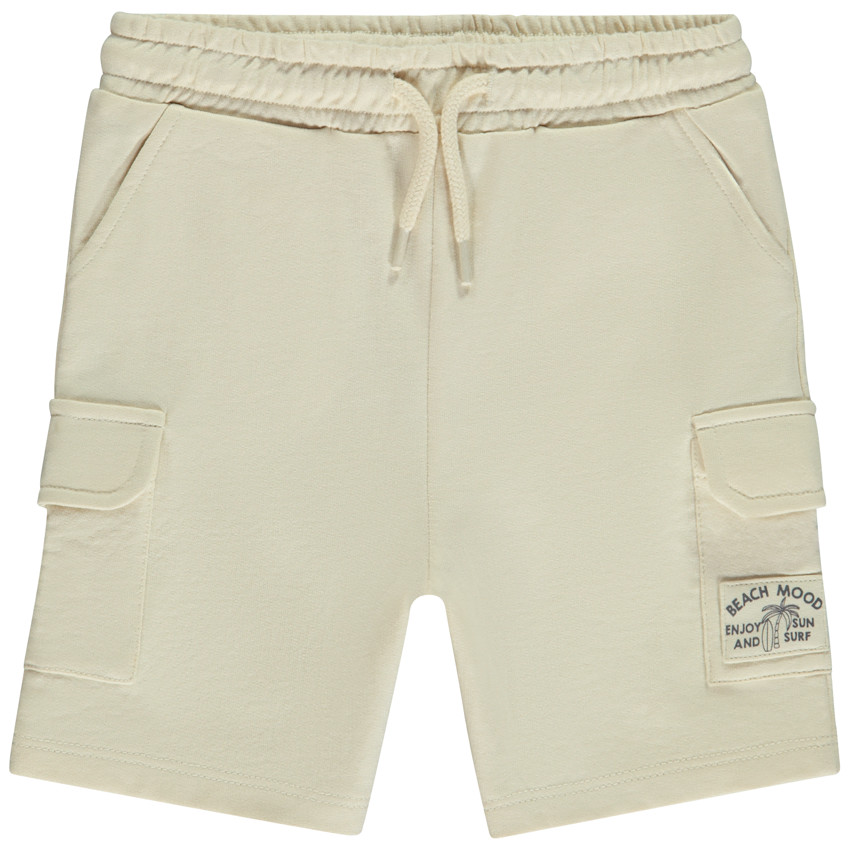 Bermudas de felpa lisa estilo cargo para bebé niño  Additional Bermudas de felpa lisa estilo cargo para bebé niño