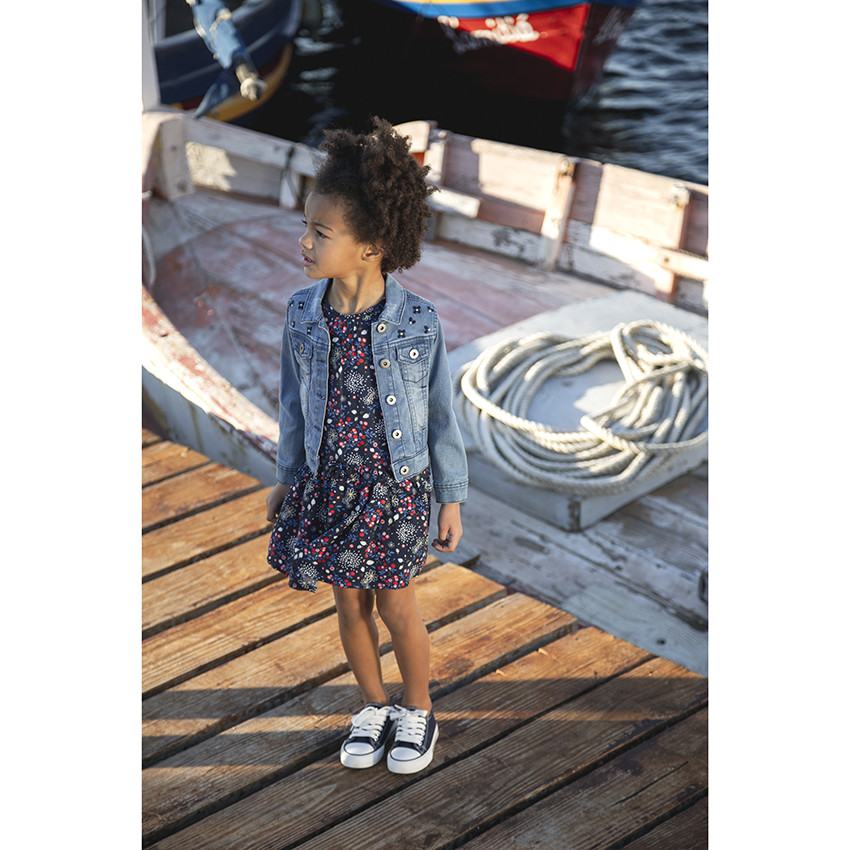 Vestido manga corta print flores  Additional Vestido manga corta print flores