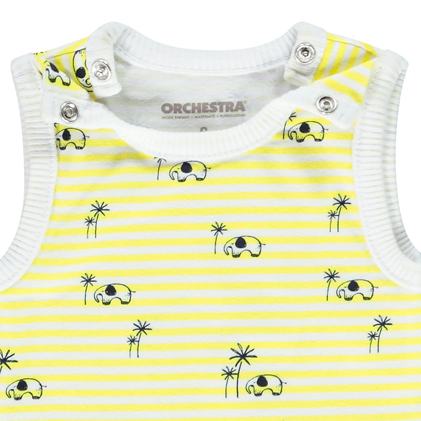 Pack de 5 bodies sin mangas elefante para bebé niño  Additional Pack de 5 bodies sin mangas elefante para bebé niño