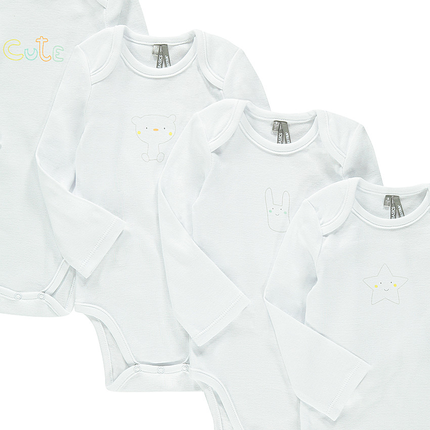 Lote de 7 bodies con fantasía con abertura adaptada a la edad 