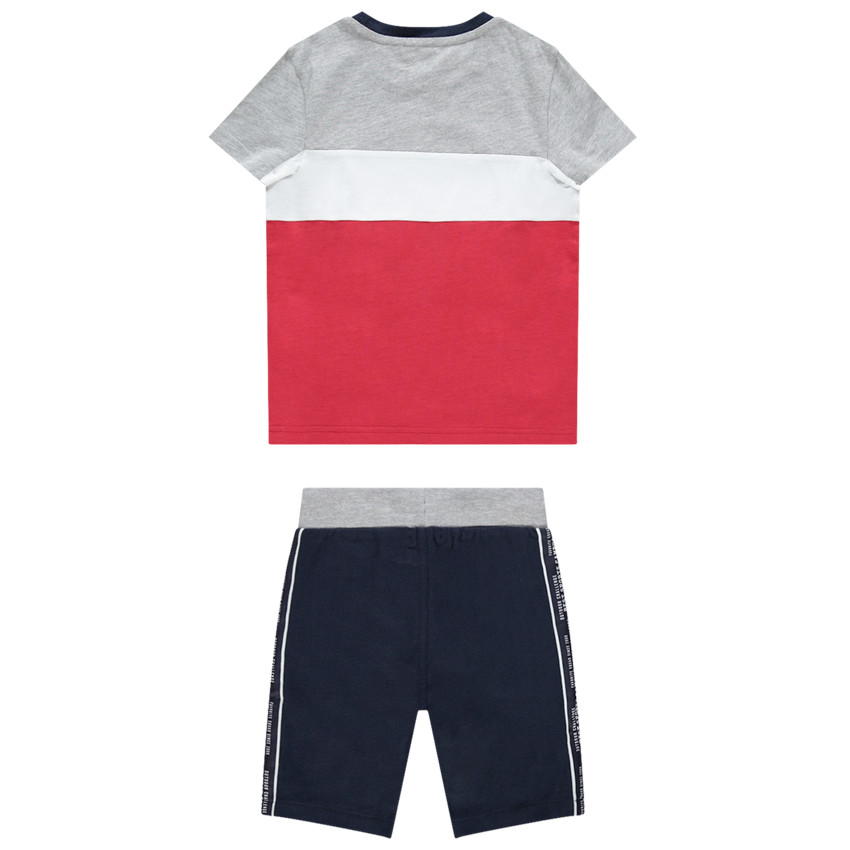 Conjunto camiseta manga corta y bermuda bandas  Additional Conjunto camiseta manga corta y bermuda bandas