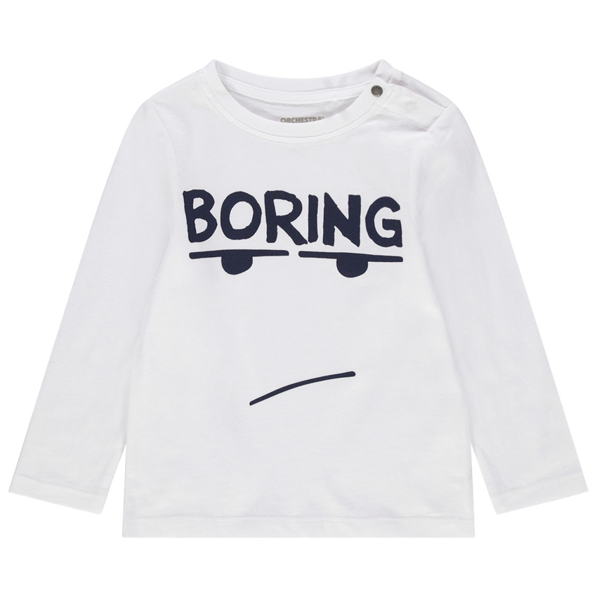 T-shirt manches longues en coton bio à message  Additional T-shirt manches longues en coton bio à message