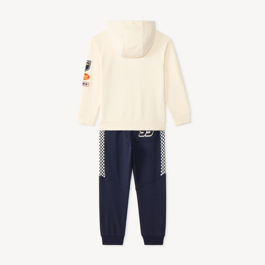 Ensemble de jogging garçon à capuche print Flash McQueen 