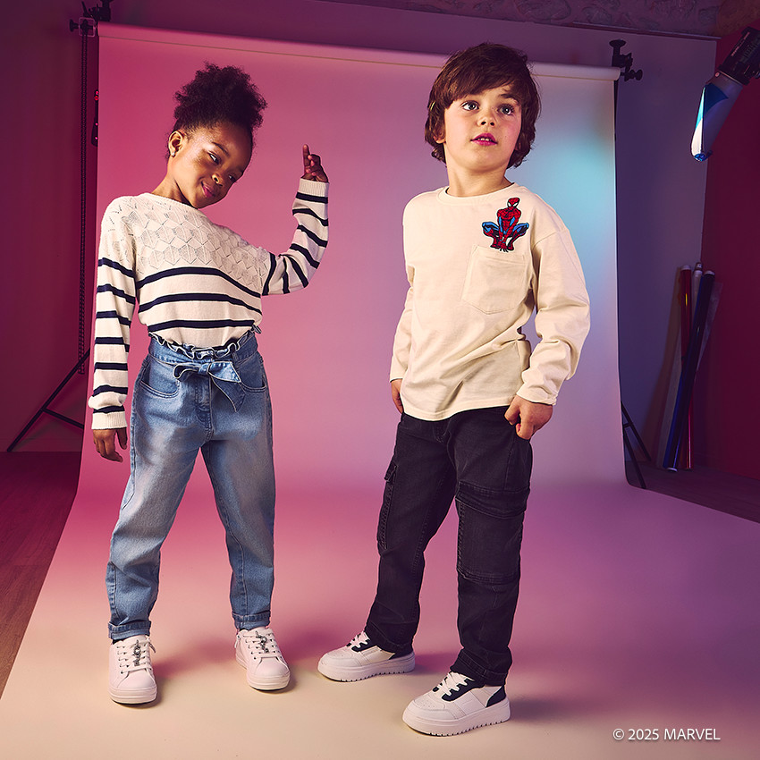 Camiseta de manga larga Spider-Man Marvel para niño 