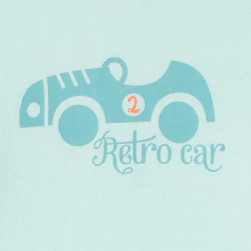 Conjunto de pijama largo de jersey estampado para bebé niño 