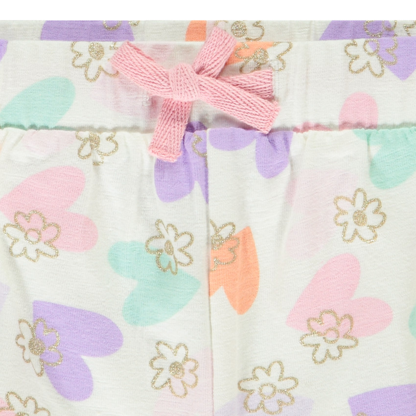 Short deportivo con estampado fantasía para bebé niña 