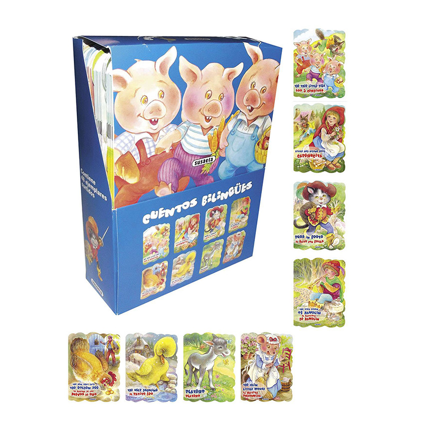 Cuentos troquelados bilingües +3años (título aleatorio)  