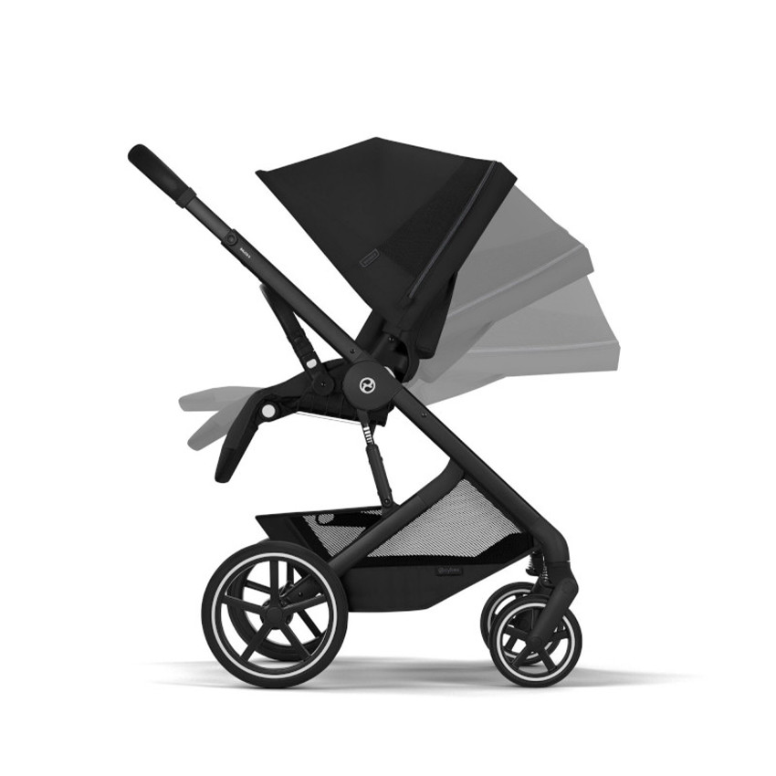 Poussette Duo Balios S Lux 2026 + Nacelle Pliable Moon Black 