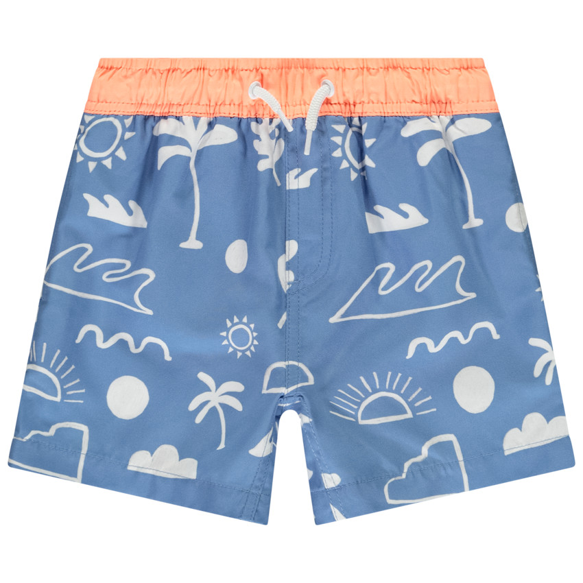 Bañador estampado de fantasía veraniego para niño 