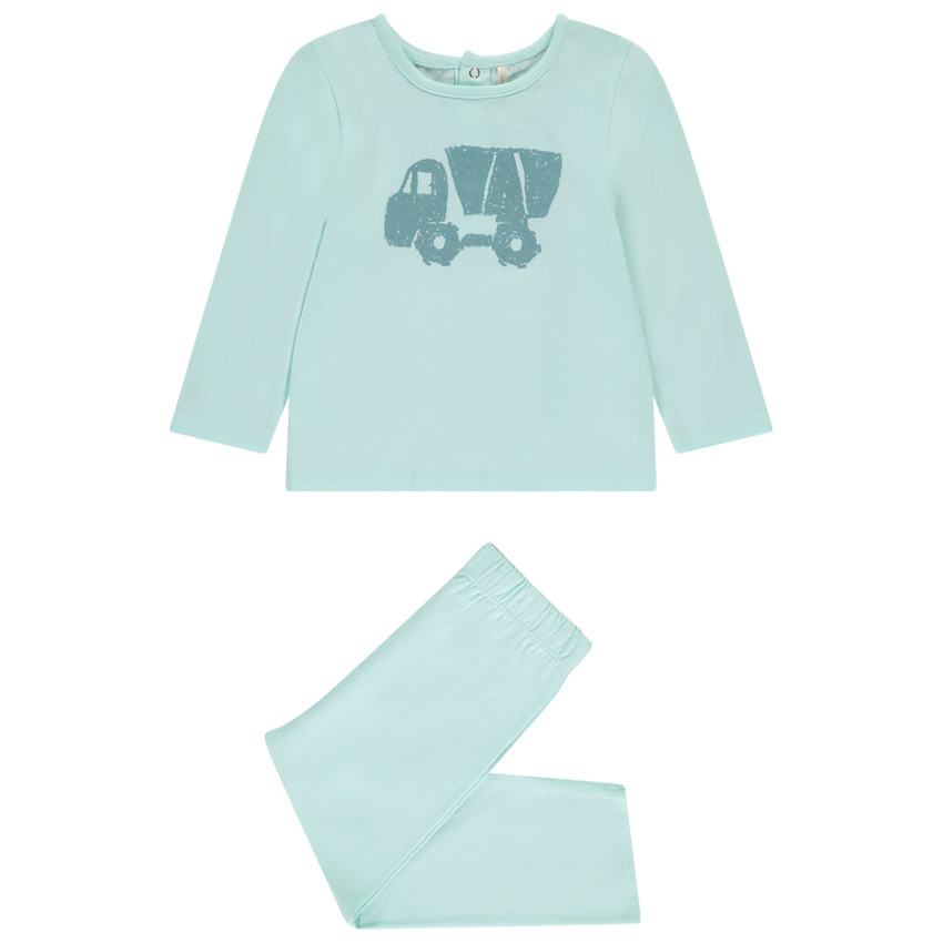 Conjunto de pijama largo de punto estampado para bebé niño  Additional Conjunto de pijama largo de punto estampado para bebé niño