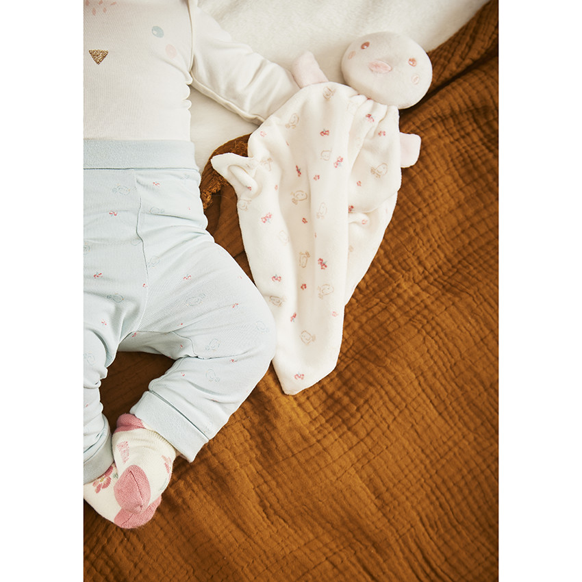 Conjunto 3 piezas en jersey para bebé niña 