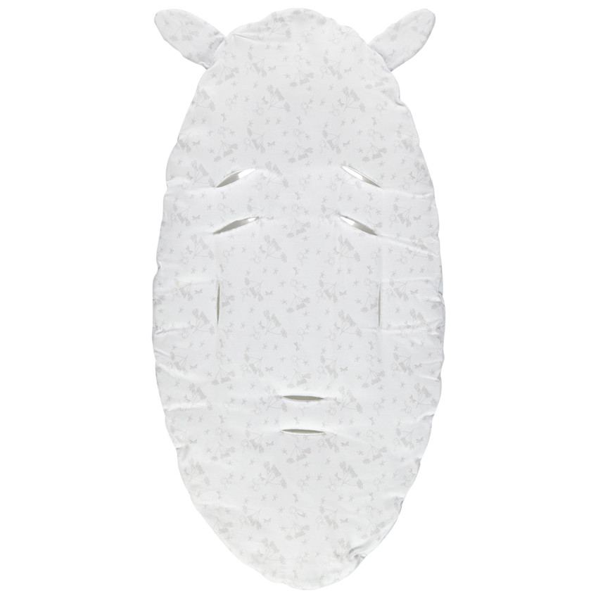 Saco de dormir con estampado all-over y oreja en relieve 