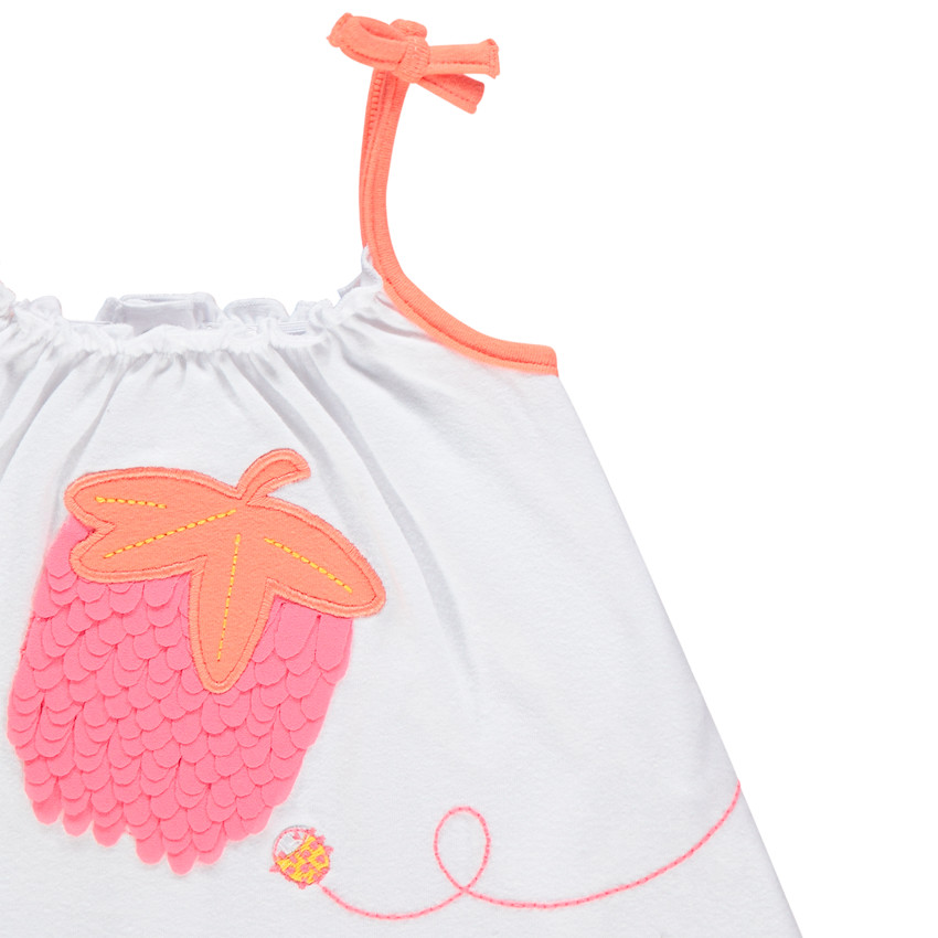 Ensemble tunique motif fraise et legging court Main Ensemble tunique motif fraise et legging court