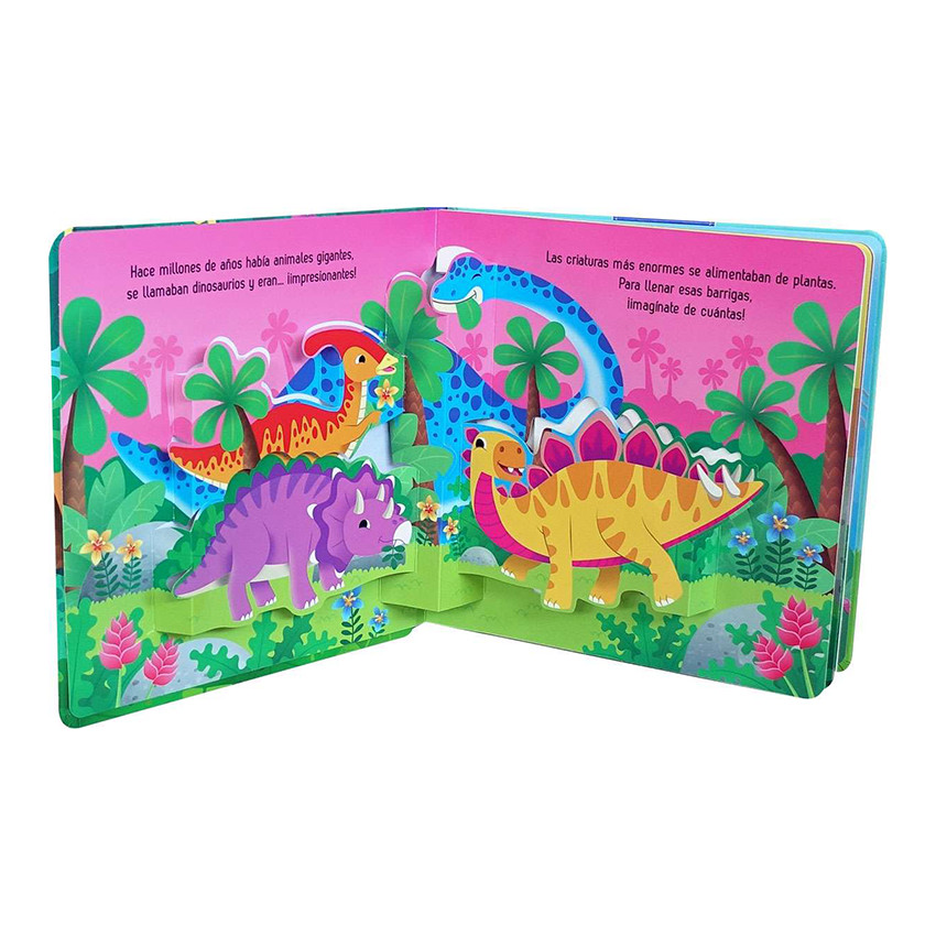 Cuento pop-up dinosaurios + 5 años 