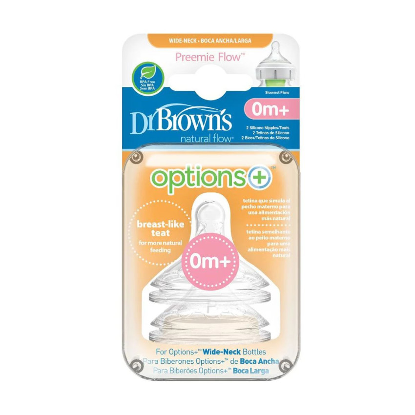 NIPPLES OPTIONS+ LEVEL EARLY (WN) (2 PCS.) 