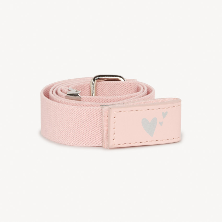 Cintura elástica y ajustable con estampado de corazones para niña  Additional Cintura elástica y ajustable con estampado de corazones para niña