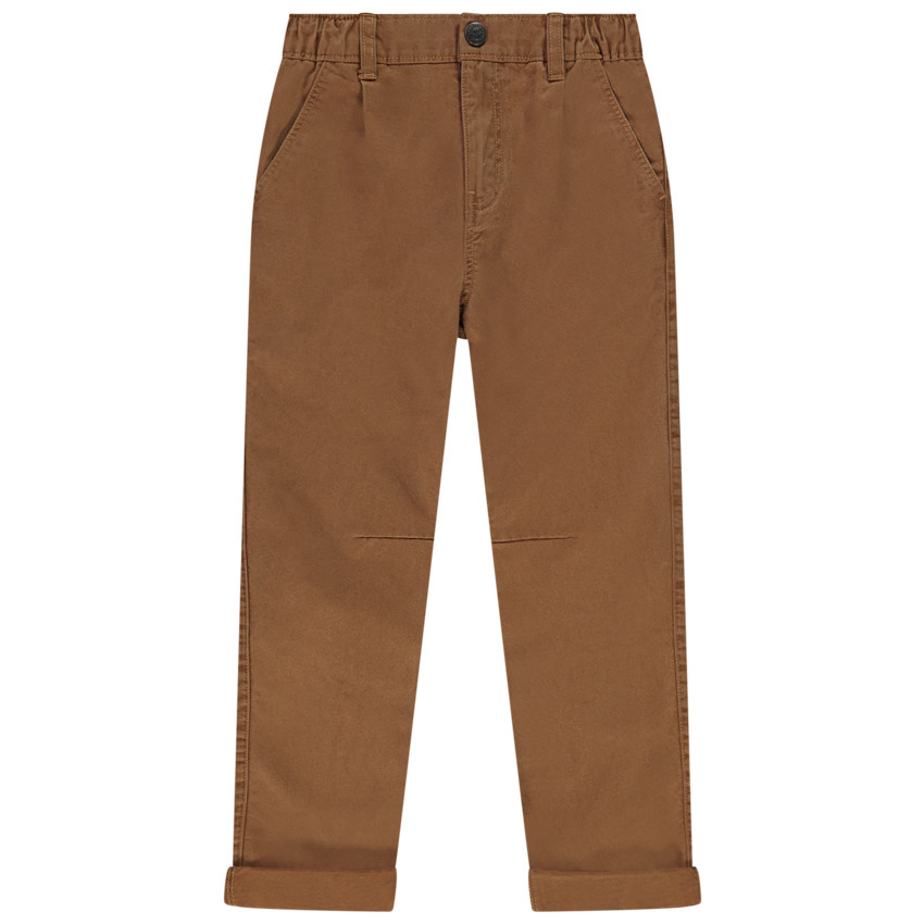Pantalón chino recto liso para niño 
