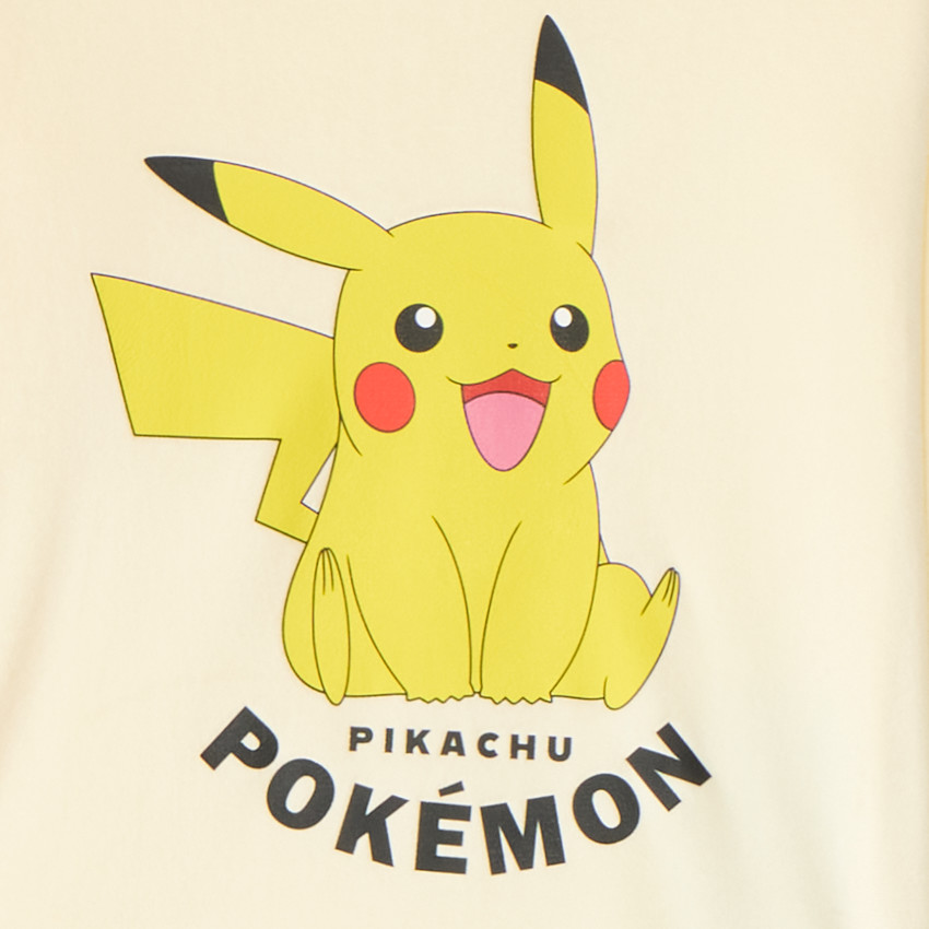Pijama de 2 piezas de polar para niño con estampado de Pokémon. 