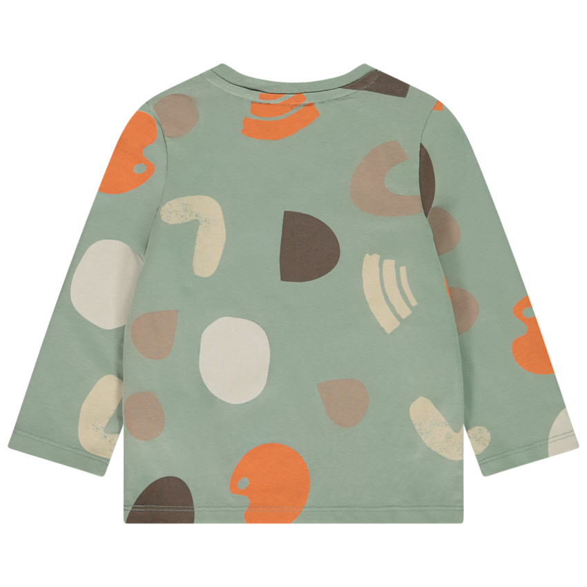 Camiseta de manga larga estampada arty para bebé niño 