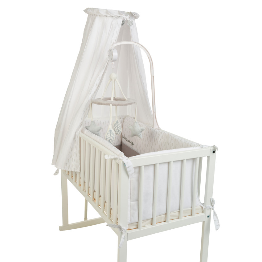 Móvil musical con suspensiones de terciopelo 