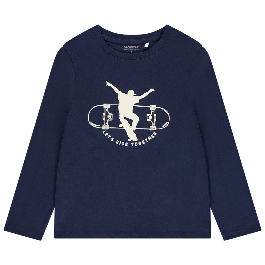 Camiseta de manga larga estampada niño 