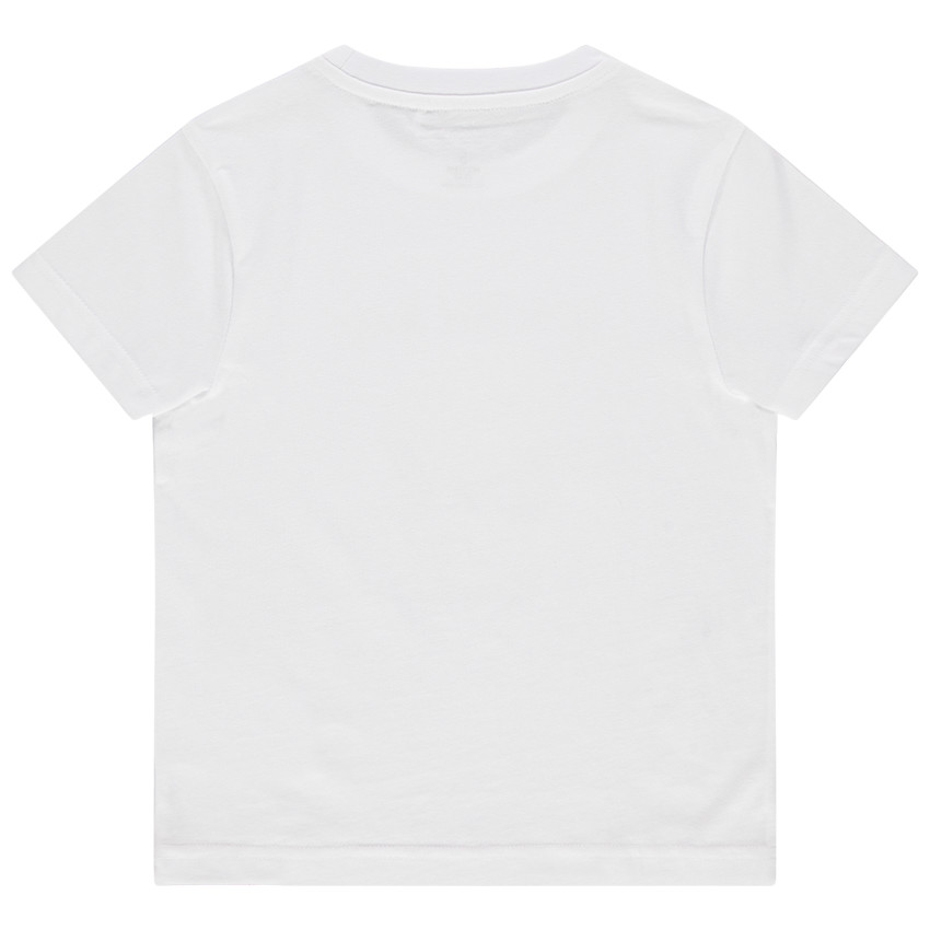 Camiseta de manga corta de algodón ecológico con estampado de patatas fritas 