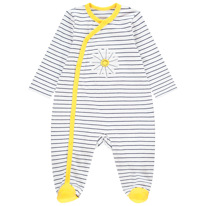 Pack de 2 peleles de manga larga de algodón para bebé niña  Additional Pack de 2 peleles de manga larga de algodón para bebé niña