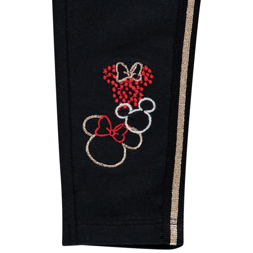 Ensemble avec tunique imprimée Minnie Disney et legging à bandes 