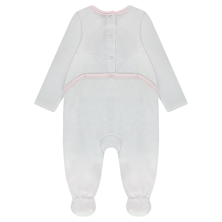 Juego de 2 pijamas de terciopelo liso/con unicornio estampados 