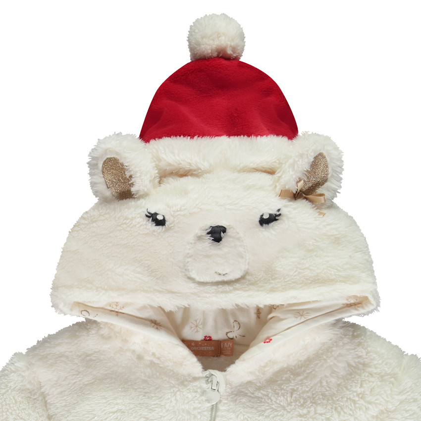 Sobrepijama de sherpa con oso polar de Navidad para niña  Additional Sobrepijama de sherpa con oso polar de Navidad para niña