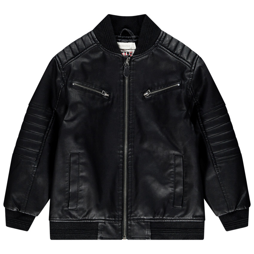 Chaqueta efecto piel 