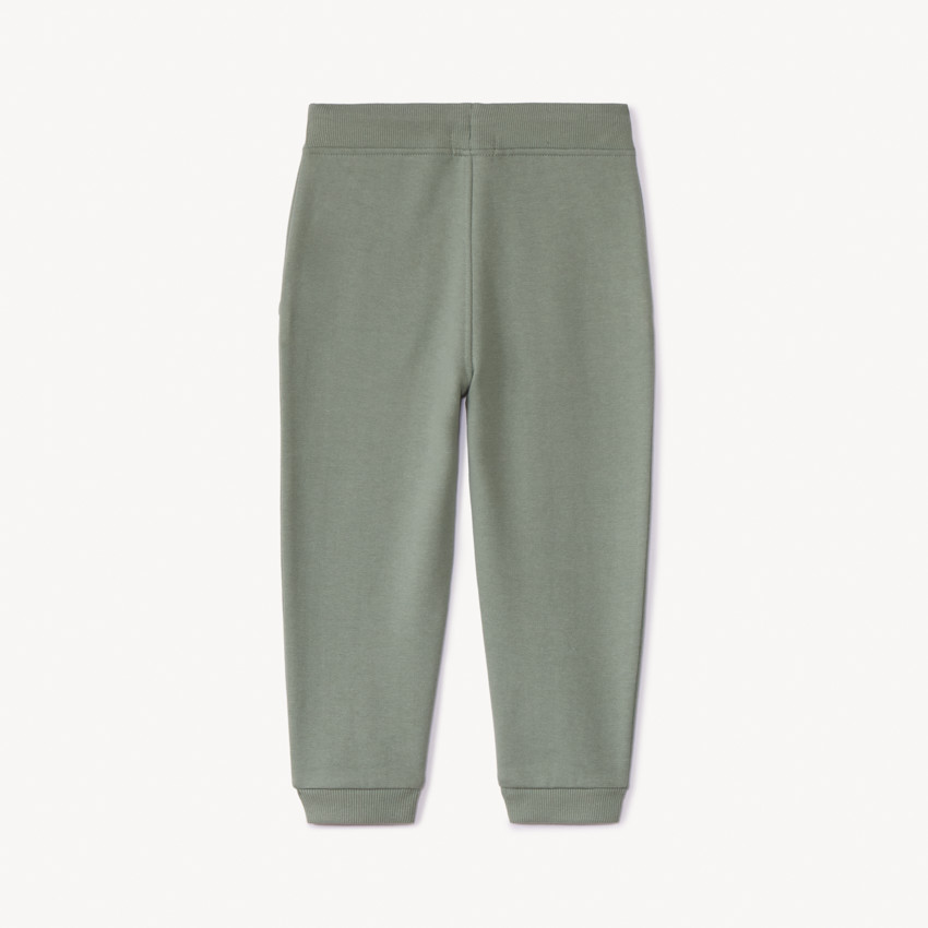 Pantalón jogging liso de felpa para bebé niño 