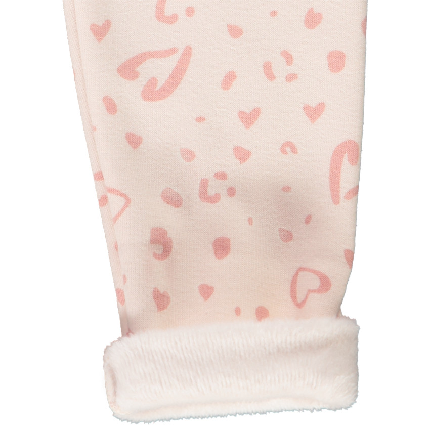 Calecon en jersey imprime coeurs pour bebe fille Orchestra