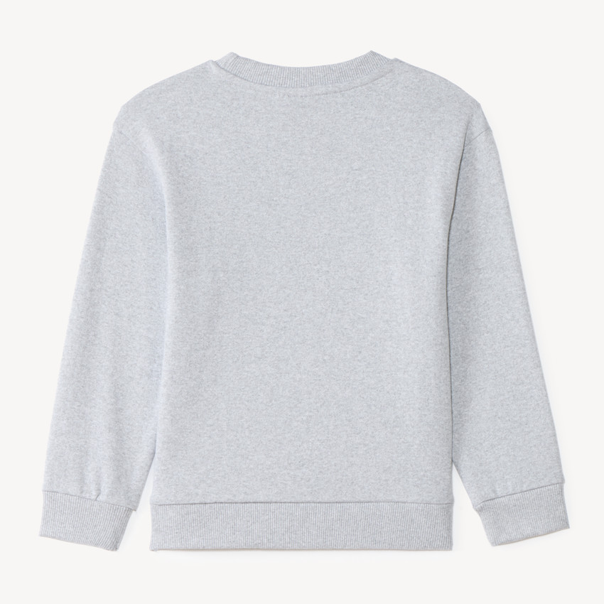 Sudadera de manga larga gris jaspeado para niño Naruto 