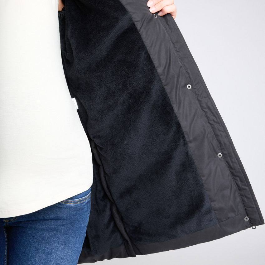 Anorak largo evolutivo acolchado para mujer 