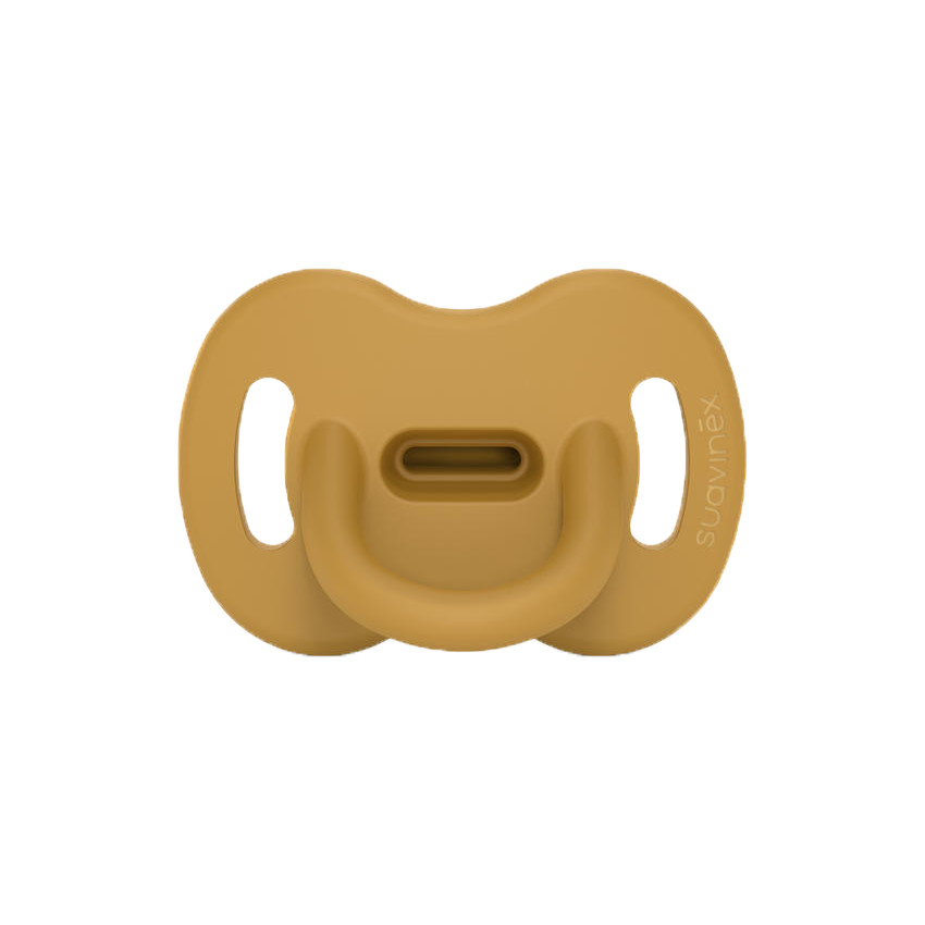 Sucette réversible en silicone Colour Essence 0-6M Moutarde 