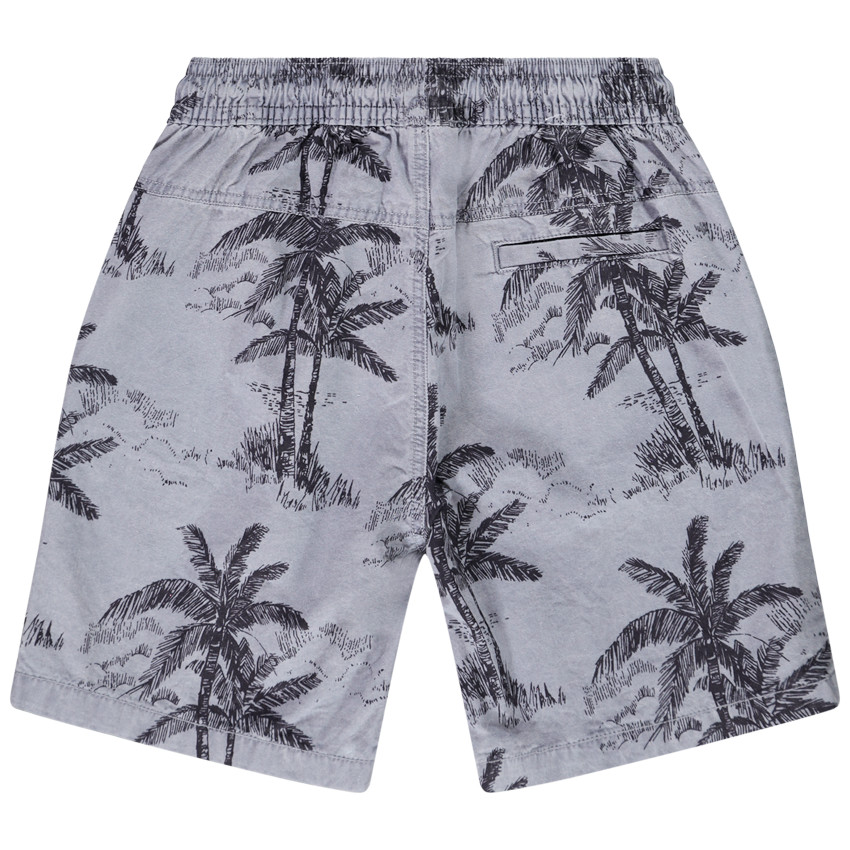 Bermudas de algodón estampado palmeras para niño 