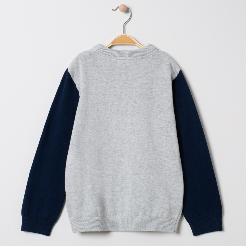 Pull en tricot motif singe en jacquard 