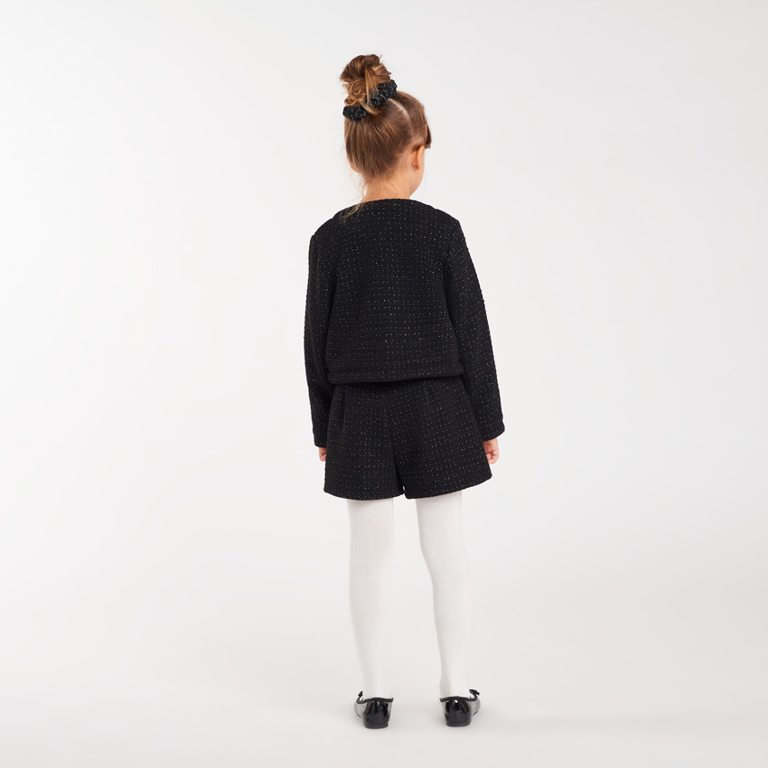 Short brillante de malla fantasía niña 