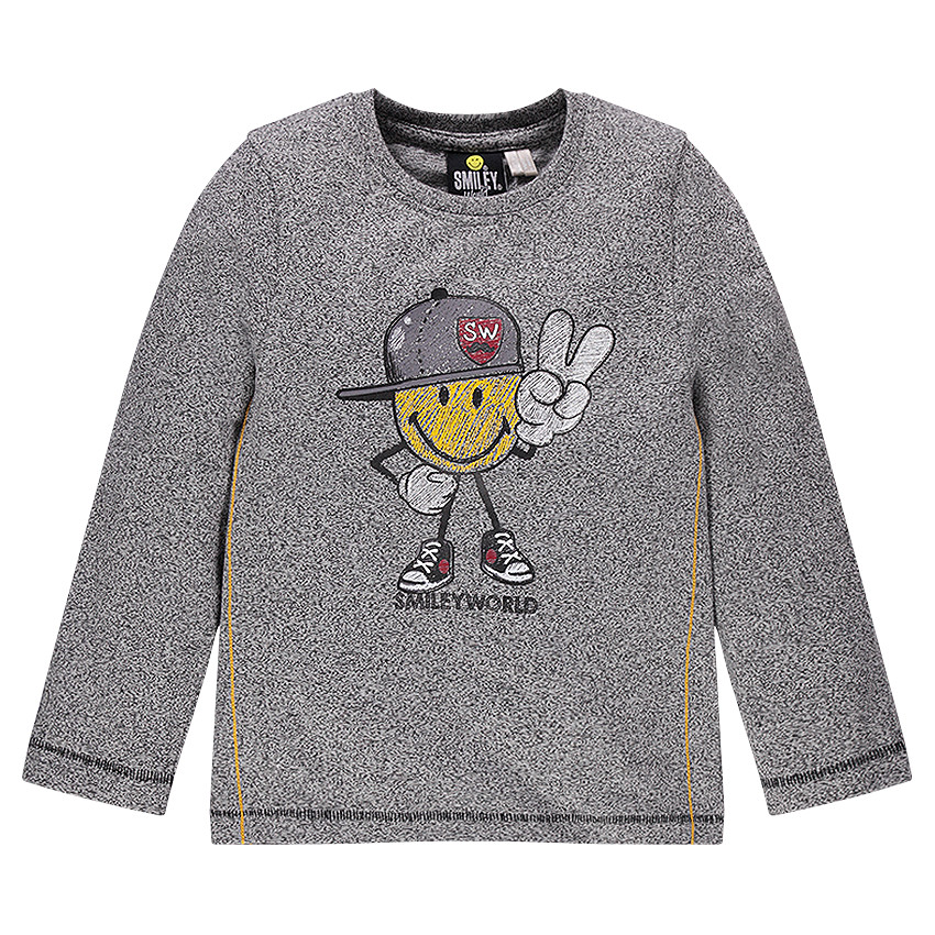 Camiseta manga larga con estampado 