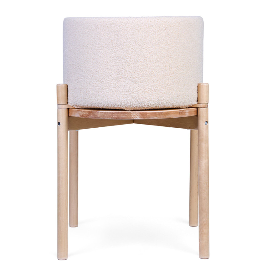 Berceau Teddy & Table d'enfant 2-en-1 Ecru 