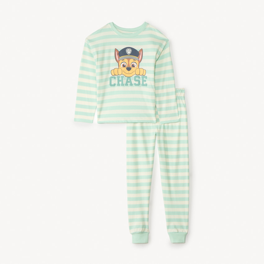Conjunto de pijama de 2 piezas de Chase de la Patrulla Canina niño. 