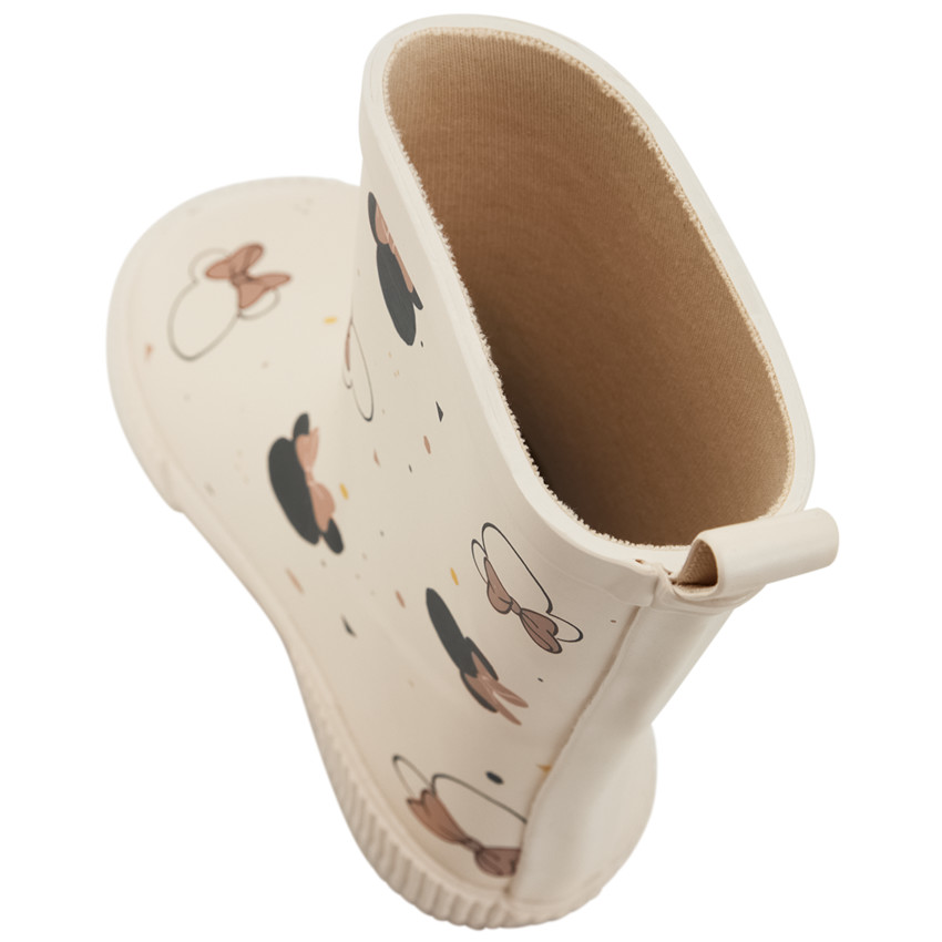 Botas de agua de goma con estampado de Minnie Disney para bebé niña 