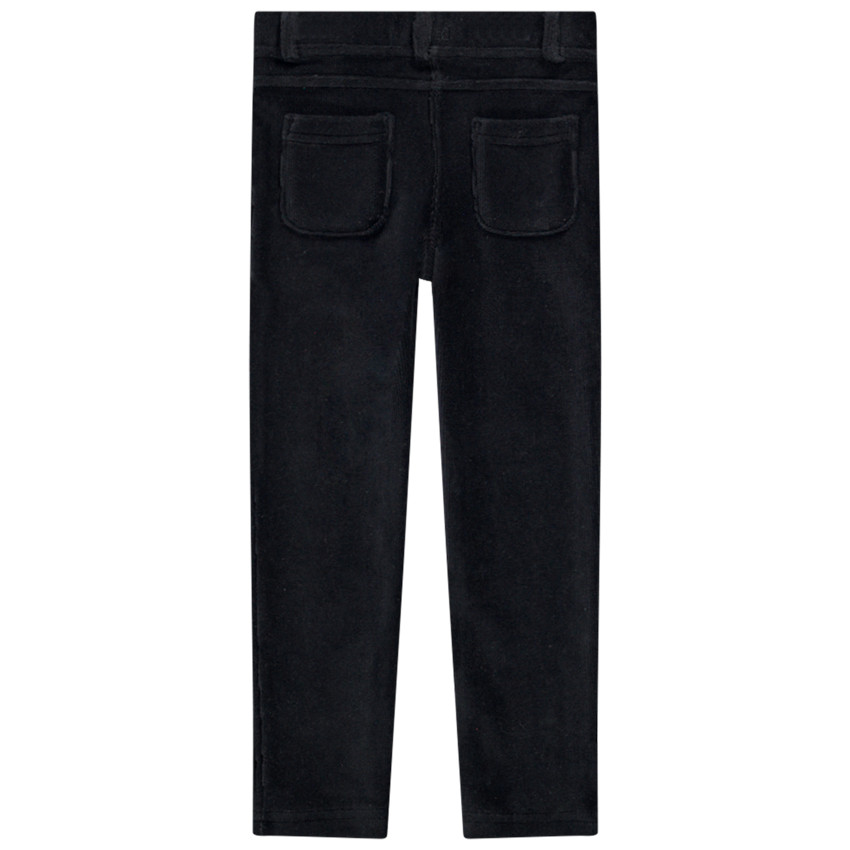 Jeggings de terciopelo para niña 