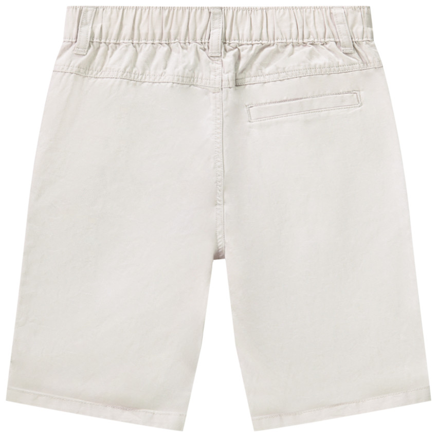 Bermudas lisas de tela niño 