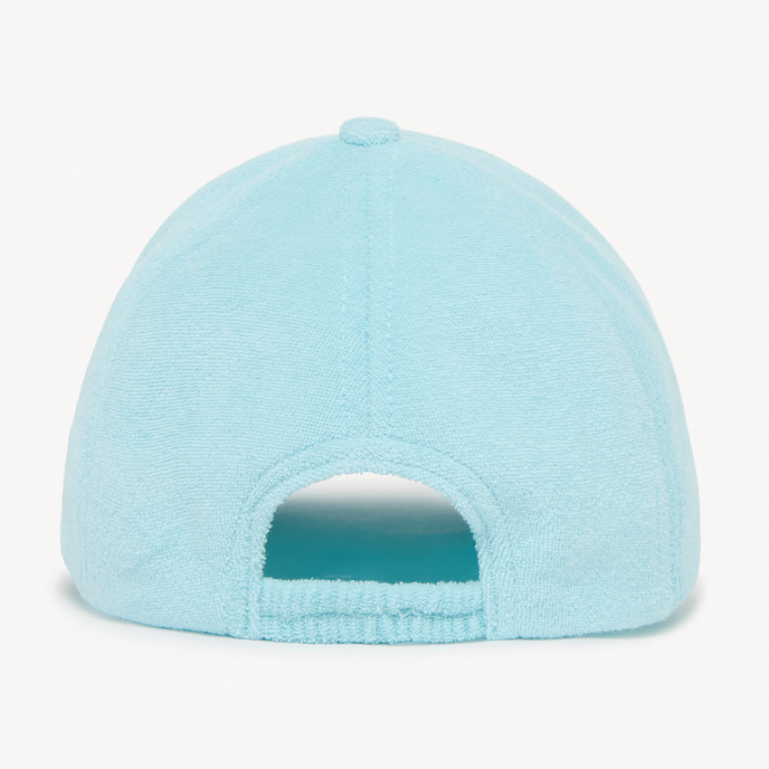 Gorra de rizo con bordado de palmera para bebé niño 