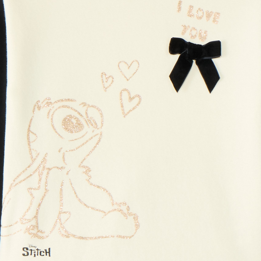 Conjunto de 2 piezas de sudadera y pantalón de chándal niña Stitch Disney 