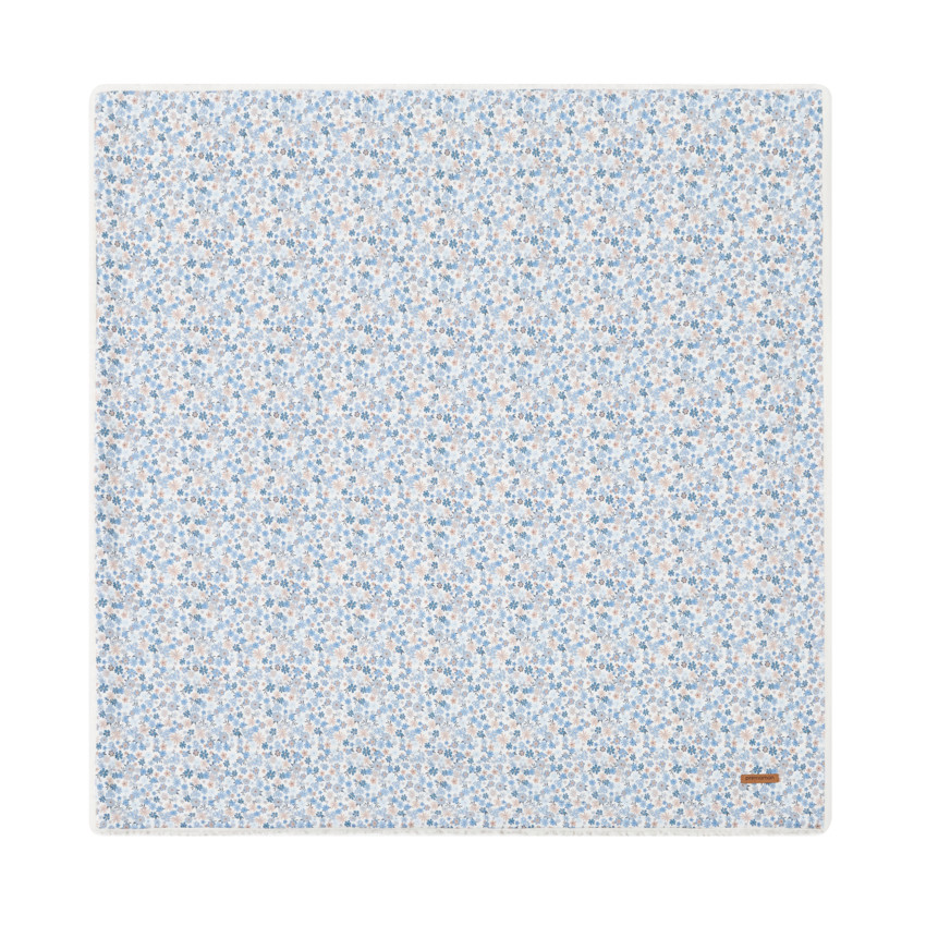Cobertores de popelina y sherpa 80 x 80 cm - Flores Pequeñas 