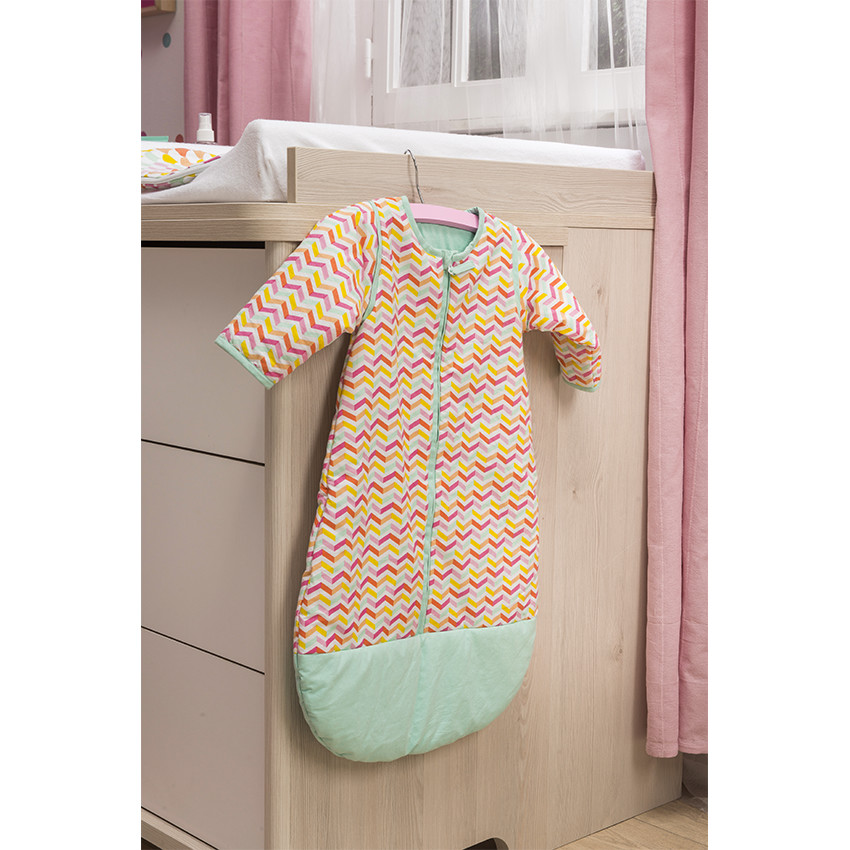 Saquito de mangas extraíbles con estampado gráfico 